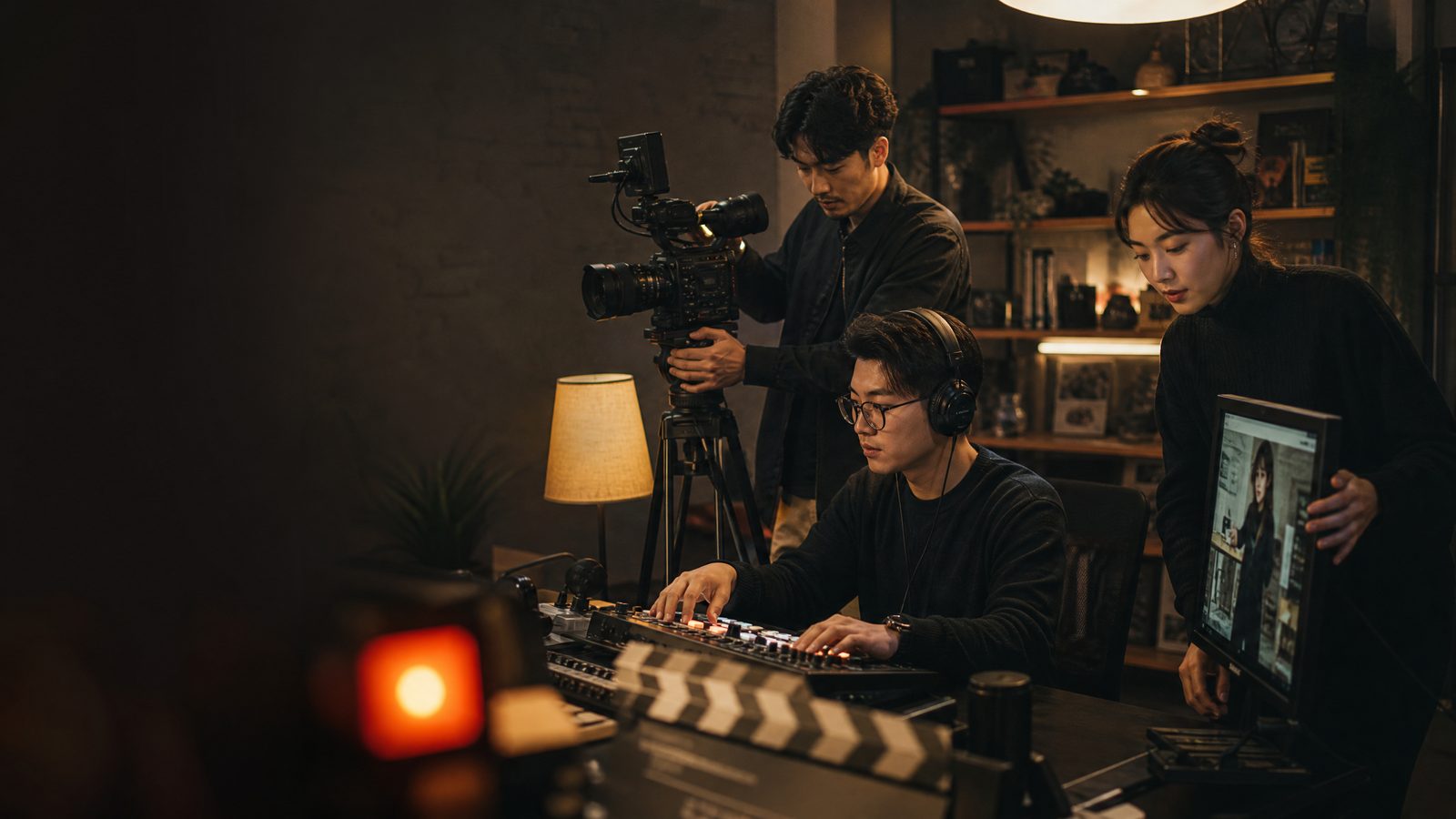 同人动漫原创视频制作现场